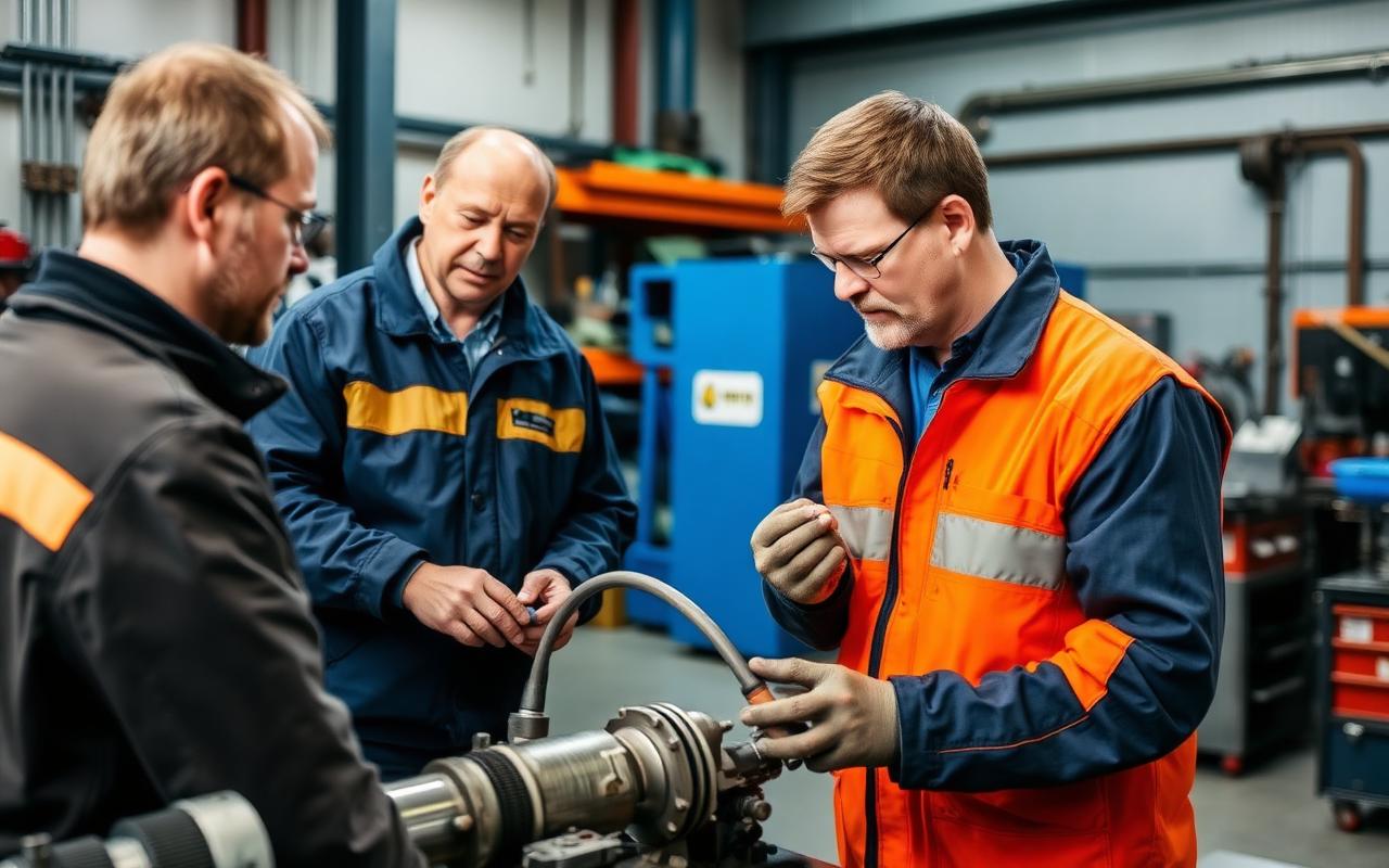 Treinamento técnico em mangueiras hidráulicas na COMEX 10
